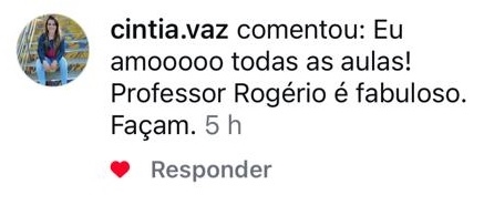 Depoimento de aluno