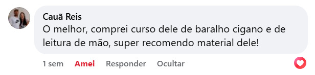 Depoimento de aluno
