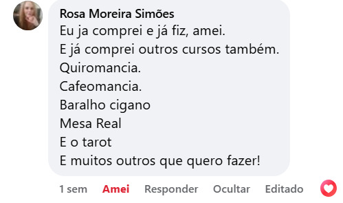 Depoimento de aluno