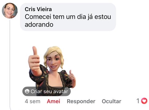 Depoimento de aluno